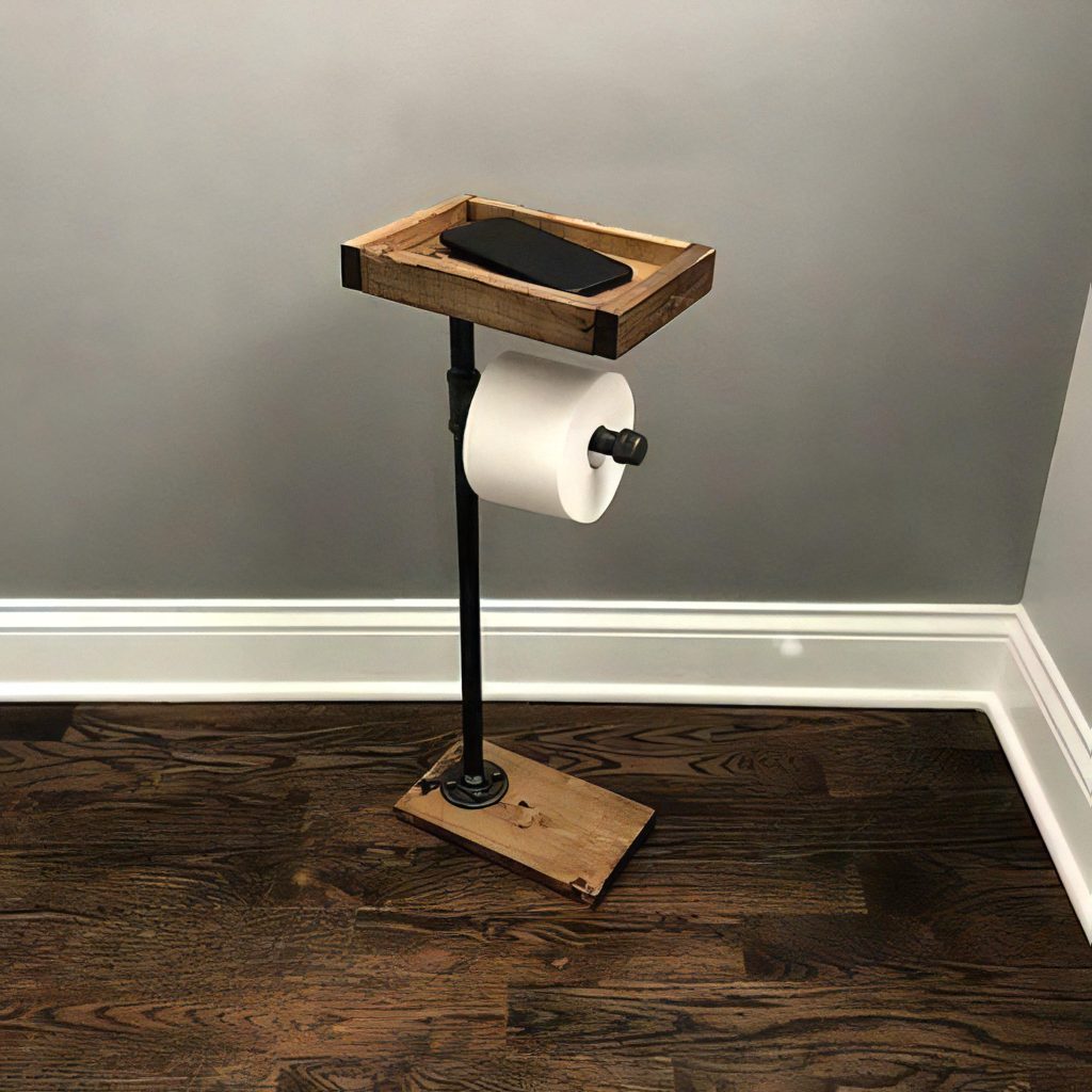 Rustic Wood Wall Sconce With Safe Wiring project photo 4