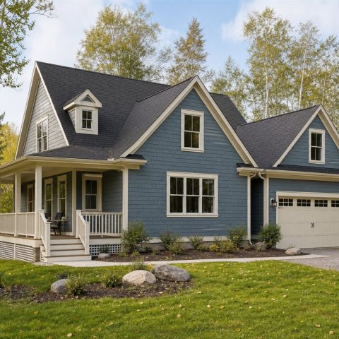 $339,375 Growing Great Lakes-Region Family Cottage: 2,159-Sq.-Ft. Four-Bedroom Plan