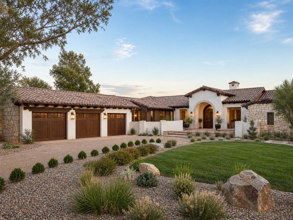 Casa Encanto 3919, a conceptual 3919-square-foot courtyard hacienda custom home with a $928,750 construction target