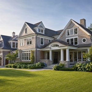 $931,250 Bespoke New England Shingle-Style Custom Home: 3,927-Sq.-Ft. Five-Bedroom Custom Plan
