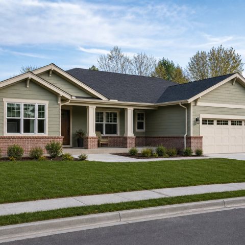 $350,625 Growing Aging-In-Place Family Bungalow: 2,251-Sq.-Ft. Four-Bedroom Plan
