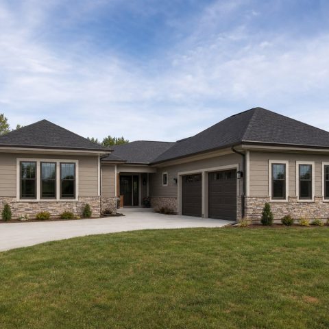 $351,875 Growing Multigenerational Wing Family Home: 2,252-Sq.-Ft. Four-Bedroom Plan