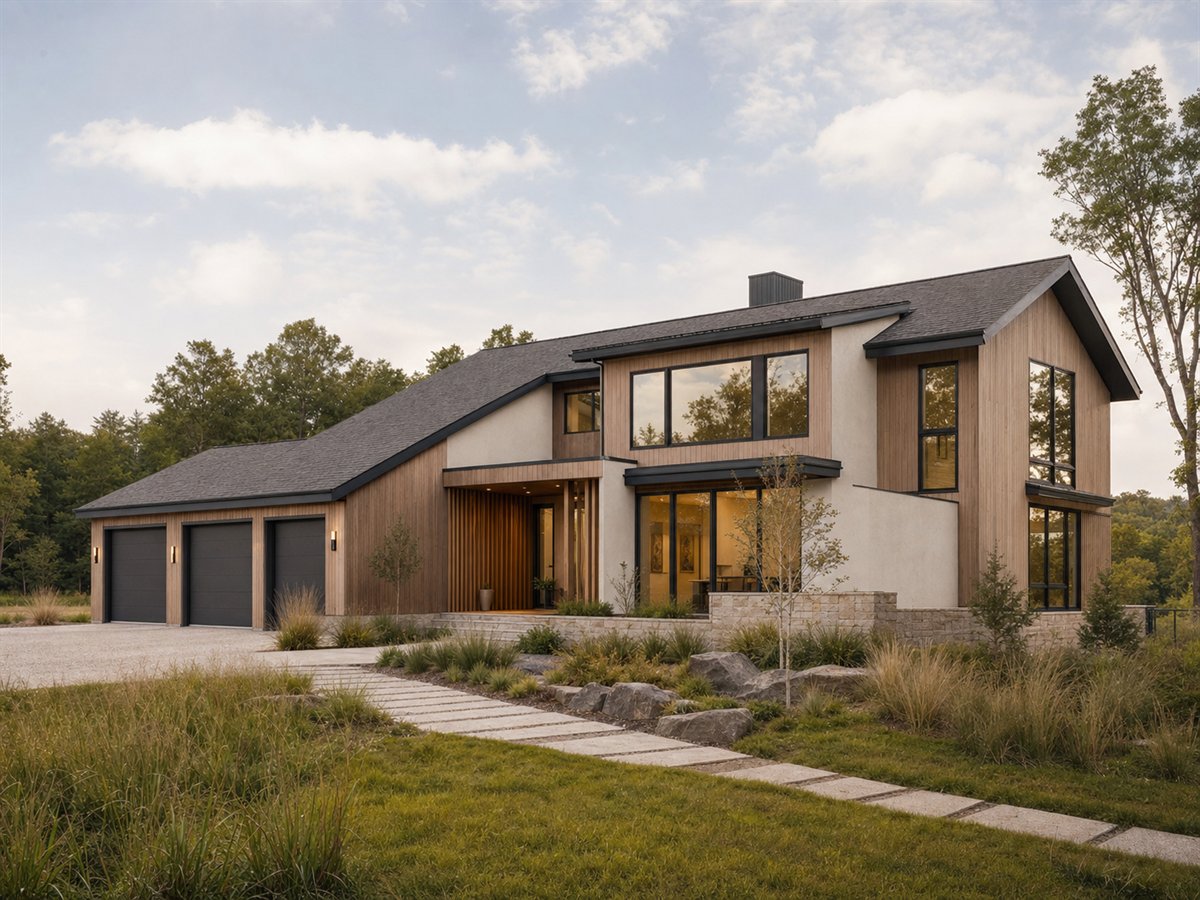 Kiso House 3999, a conceptual 3999-square-foot Japandi-inspired luxury home with a $953,750 construction target