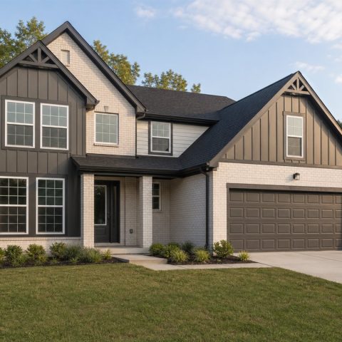 $353,125 Growing Front-Office Family Home: 2,253-Sq.-Ft. Four-Bedroom Plan