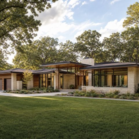 $958,750 Bespoke Glass-Pavilion Luxury Ranch: 4,015-Sq.-Ft. Five-Bedroom Custom Plan