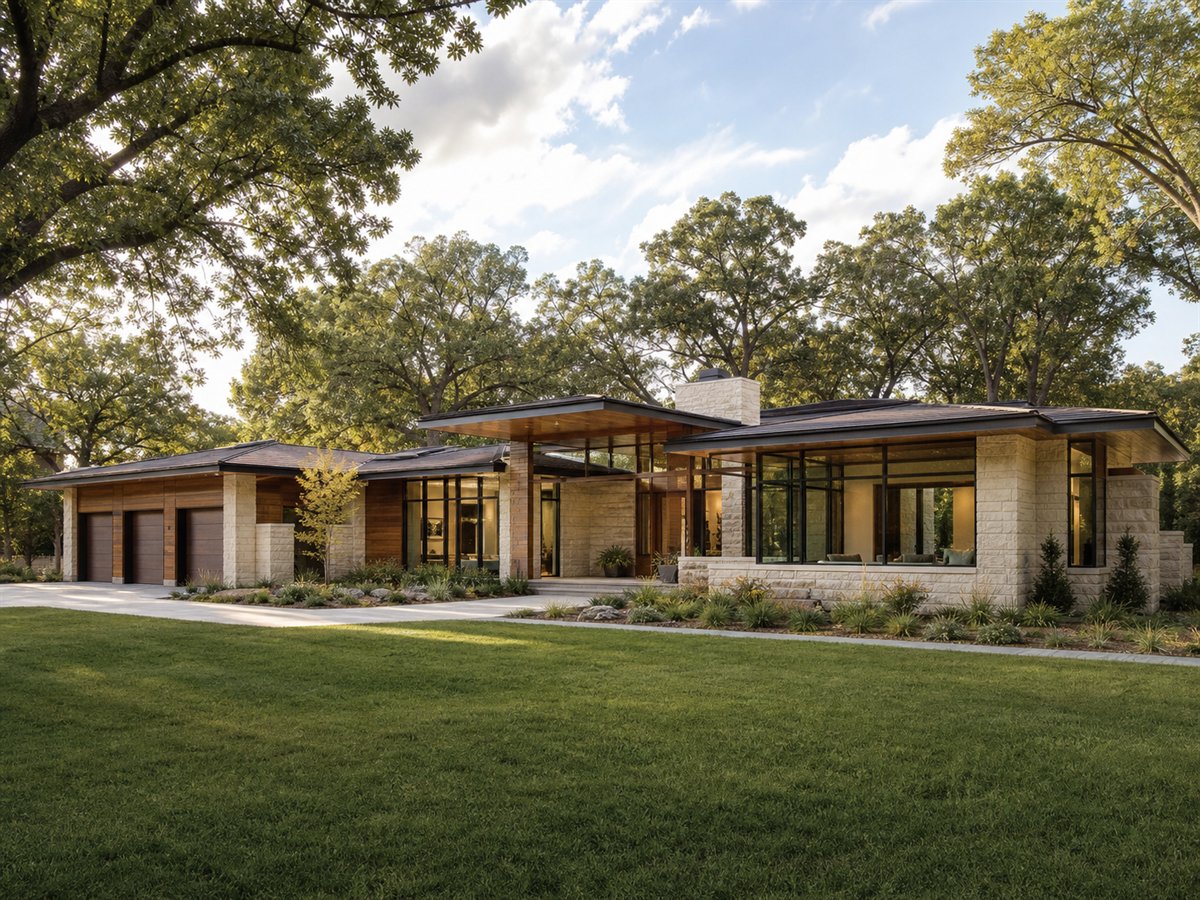 Clearview Pavilion 4015, a conceptual 4015-square-foot glass-pavilion luxury ranch with a $958,750 construction target