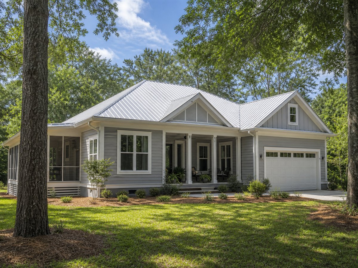 Breeze Porch House 2256, a conceptual 2256-square-foot screened-porch Southern family home with a $355,625 construction target