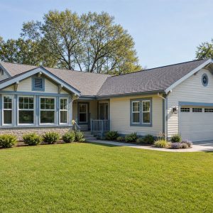 $356,875 Growing Sunroom Family Ranch: 2,257-Sq.-Ft. Four-Bedroom Plan