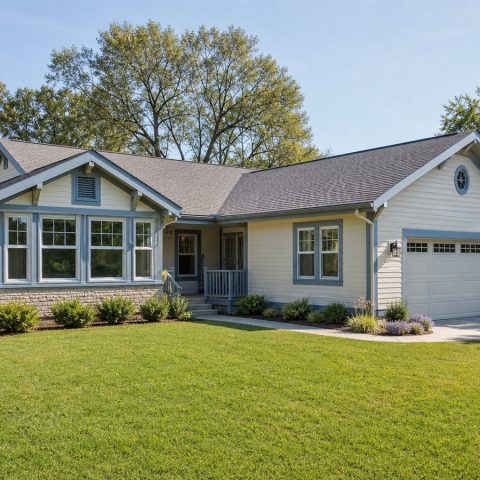 $356,875 Growing Sunroom Family Ranch: 2,257-Sq.-Ft. Four-Bedroom Plan
