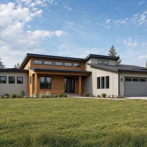 $358,125 Growing Clerestory Contemporary Family Home: 2,258-Sq.-Ft. Four-Bedroom Plan