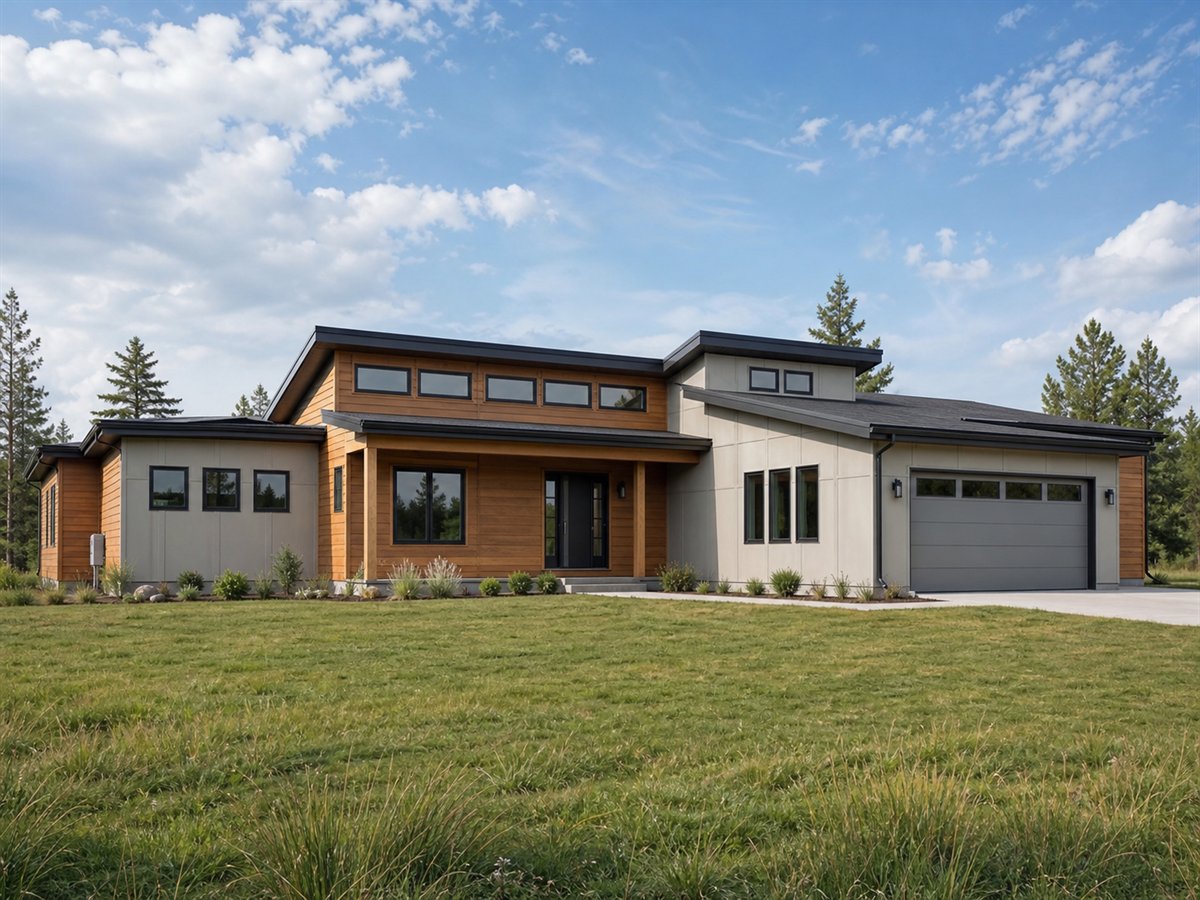 Highlight House 2258, a conceptual 2258-square-foot clerestory contemporary family home with a $358,125 construction target