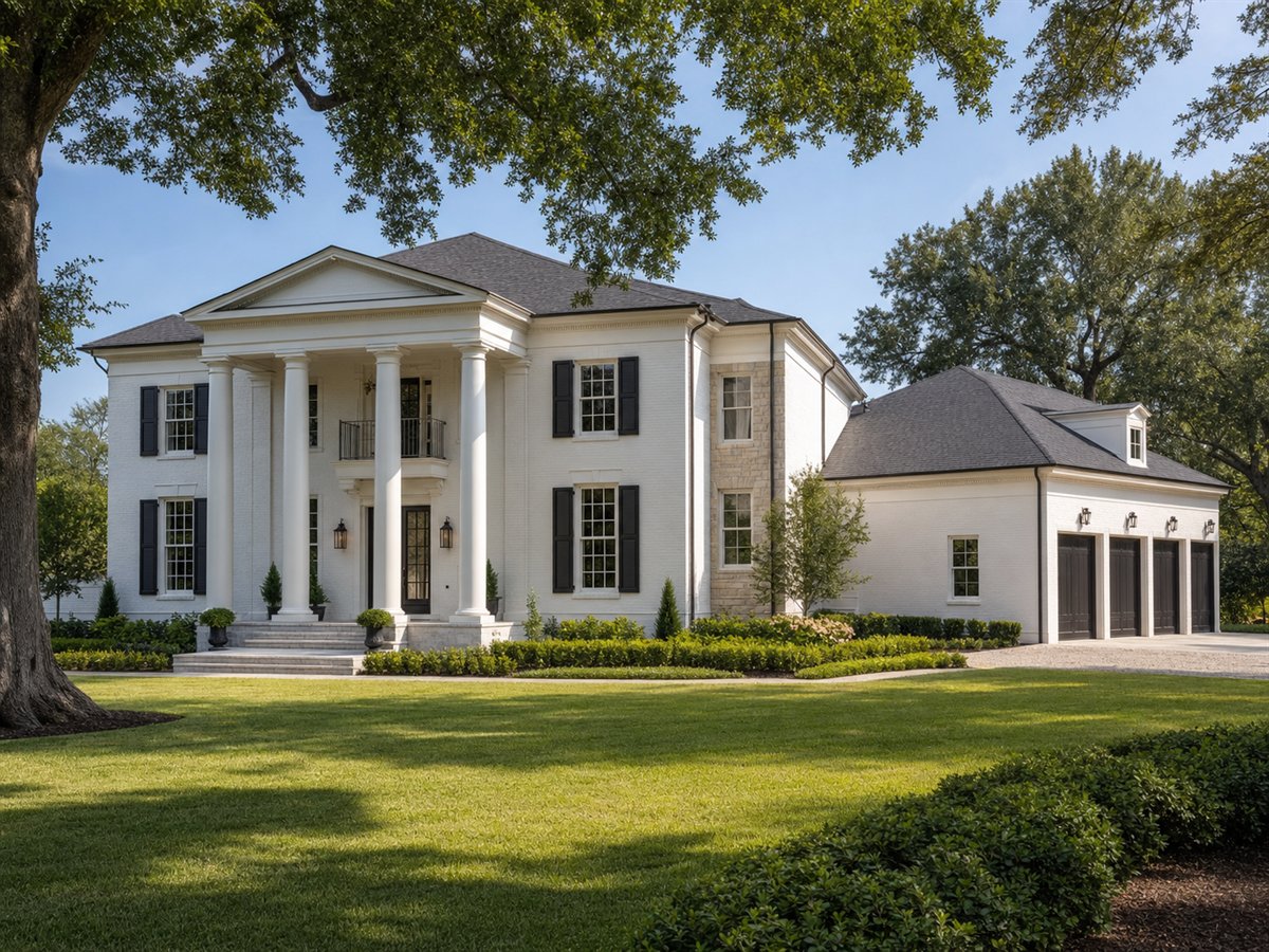 Athenwood House 4039, a conceptual 4039-square-foot Greek Revival custom home with a $966,250 construction target