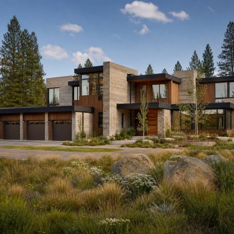 $971,250 Bespoke Soft-Brutalist Luxury Home: 4,055-Sq.-Ft. Five-Bedroom Custom Plan