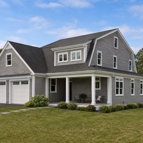$363,125 Growing Restrained Shingle-Style Family Home: 2,303-Sq.-Ft. Four-Bedroom Plan
