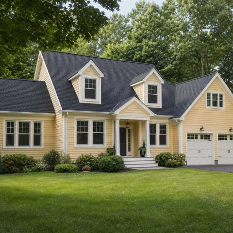 $364,375 Growing Expanded Cape Cottage Family Home: 2,304-Sq.-Ft. Four-Bedroom Plan