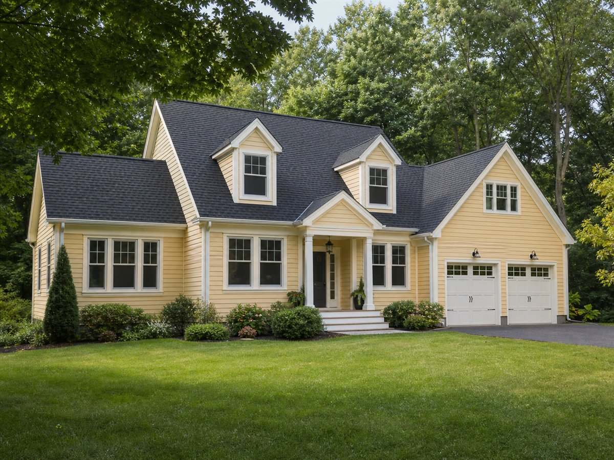 Hearth Cape Cottage 2304, a conceptual 2304-square-foot expanded Cape cottage family home with a $364,375 construction target