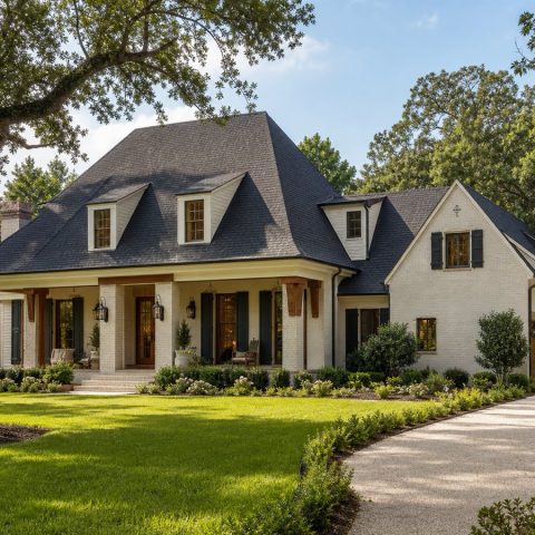 $981,250 Bespoke Acadian-Inspired Custom Home: 4,087-Sq.-Ft. Five-Bedroom Custom Plan