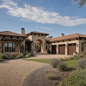 $983,750 Bespoke Hacienda-Inspired Luxury Ranch: 4,095-Sq.-Ft. Five-Bedroom Custom Plan