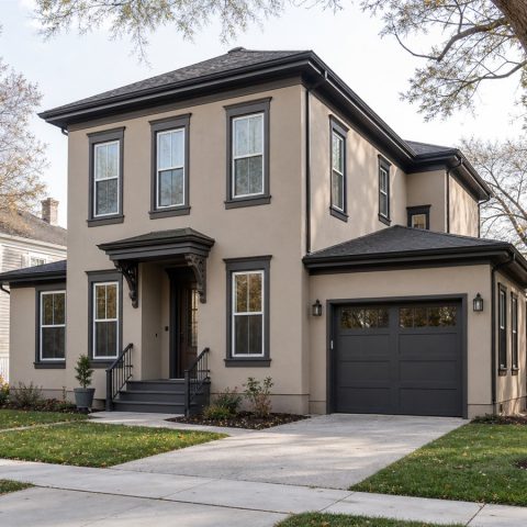 $368,125 Growing Simplified Italianate Family Home: 2,308-Sq.-Ft. Four-Bedroom Plan