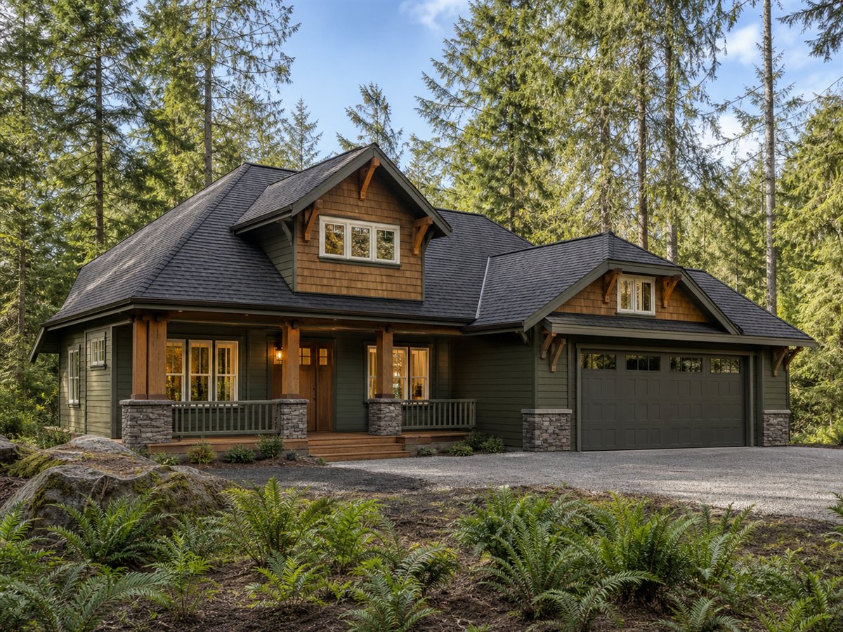 Fern Creek Craftsman 2352, a conceptual 2352-square-foot Pacific-region Craftsman family home with a $371,875 construction target