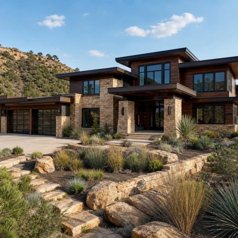 $996,250 Bespoke Canyon Contemporary Custom Home: 4,135-Sq.-Ft. Five-Bedroom Custom Plan