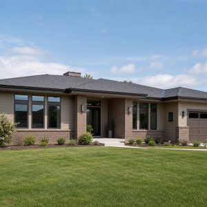 $375,625 Adaptable Prairie-Style Family Ranch: 2,356-Sq.-Ft. Four-Bedroom Plan