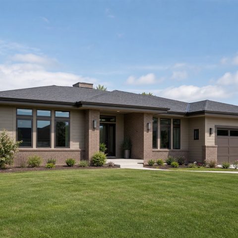 $375,625 Adaptable Prairie-Style Family Ranch: 2,356-Sq.-Ft. Four-Bedroom Plan