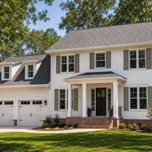 $384,375 Adaptable Transitional Colonial Family Home: 2,404-Sq.-Ft. Four-Bedroom Plan