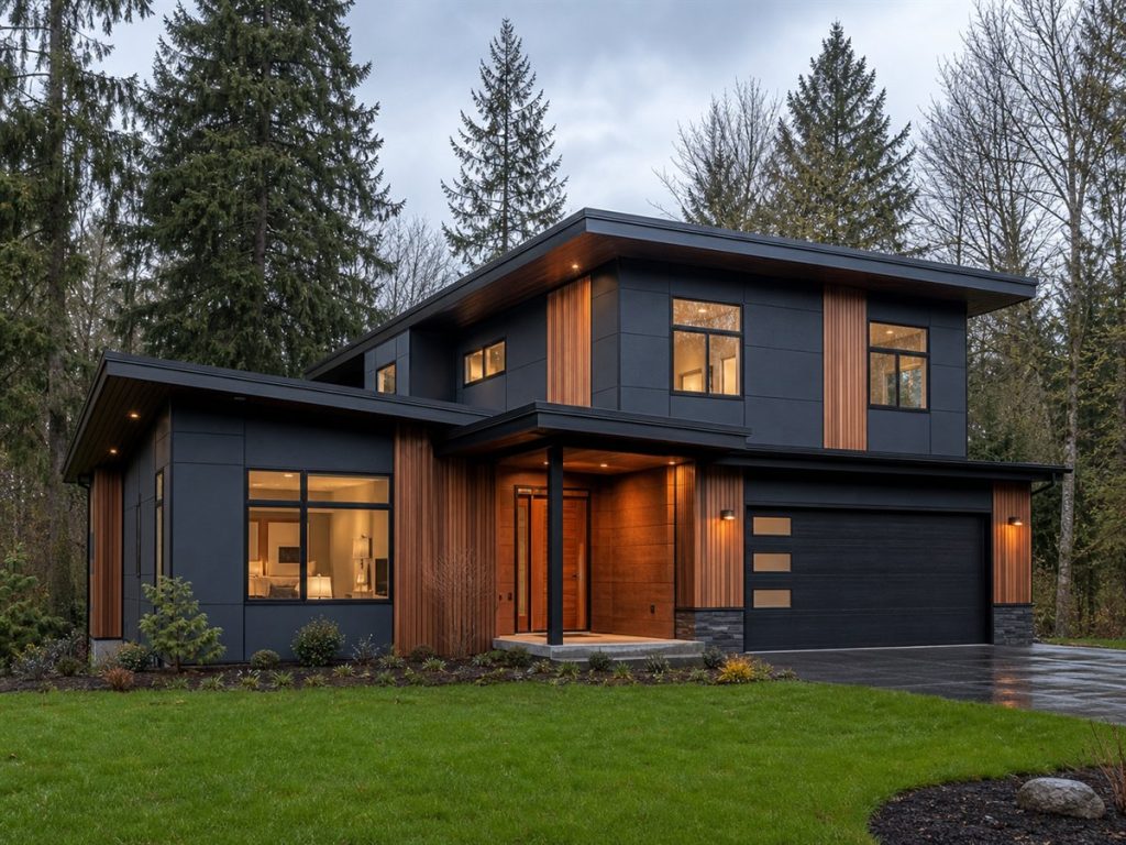 $388,125 Adaptable Pacific Northwest Contemporary Family Home: 2,408-Sq.-Ft. Four-Bedroom Plan