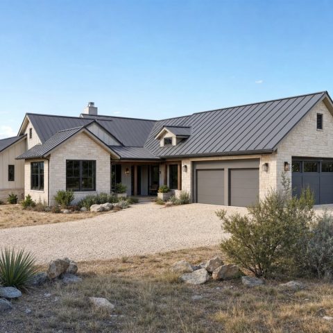 $389,375 Adaptable Texas Hill Country Family Home: 2,409-Sq.-Ft. Four-Bedroom Plan