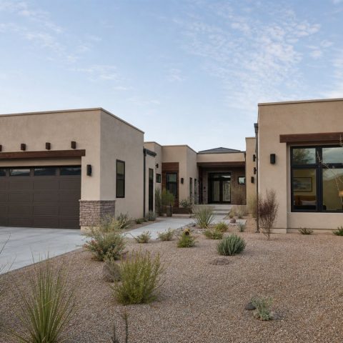 $390,625 Adaptable Desert Courtyard Family Home: 2,451-Sq.-Ft. Four-Bedroom Plan