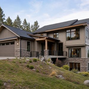 $400,625 Adaptable Stepped Hillside Family Home: 2,501-Sq.-Ft. Four-Bedroom Plan