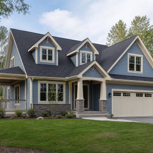 $401,875 Adaptable Great Lakes-Region Family Cottage: 2,502-Sq.-Ft. Four-Bedroom Plan