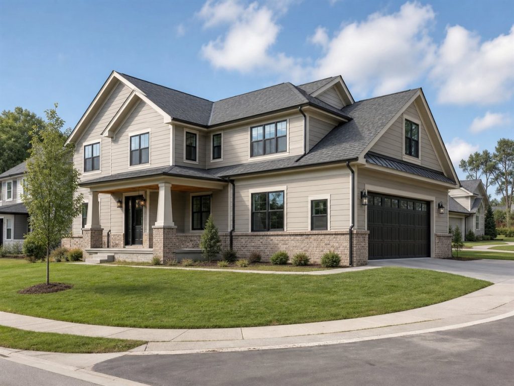 $406,875 Adaptable Corner-Lot Side-Entry Family Home: 2,507-Sq.-Ft. Four-Bedroom Plan