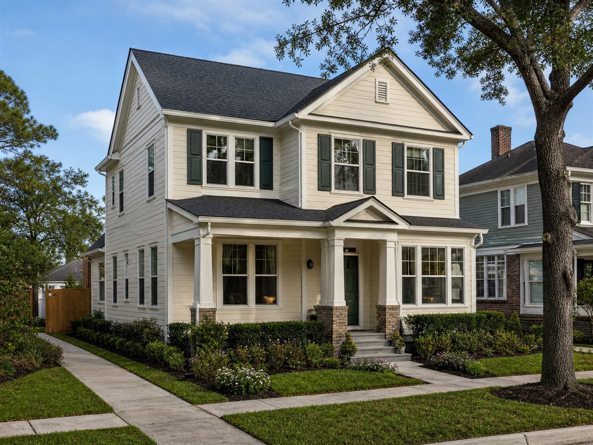 Garden Alley House 2508, a conceptual 2508-square-foot alley-loaded traditional family home with a $408,125 construction target
