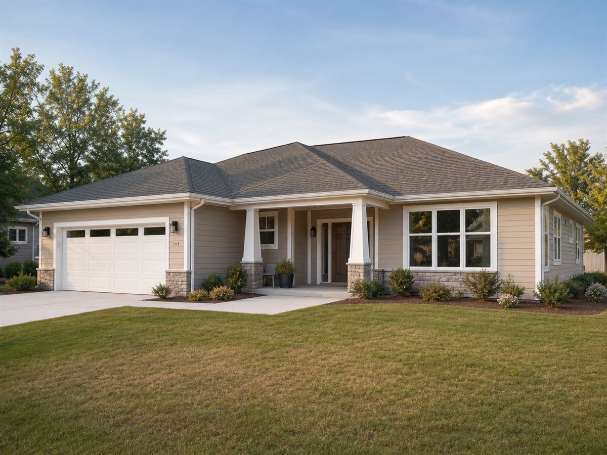 Easy Living Ranch 2552, a conceptual 2552-square-foot accessible one-story family ranch with a $411,875 construction target