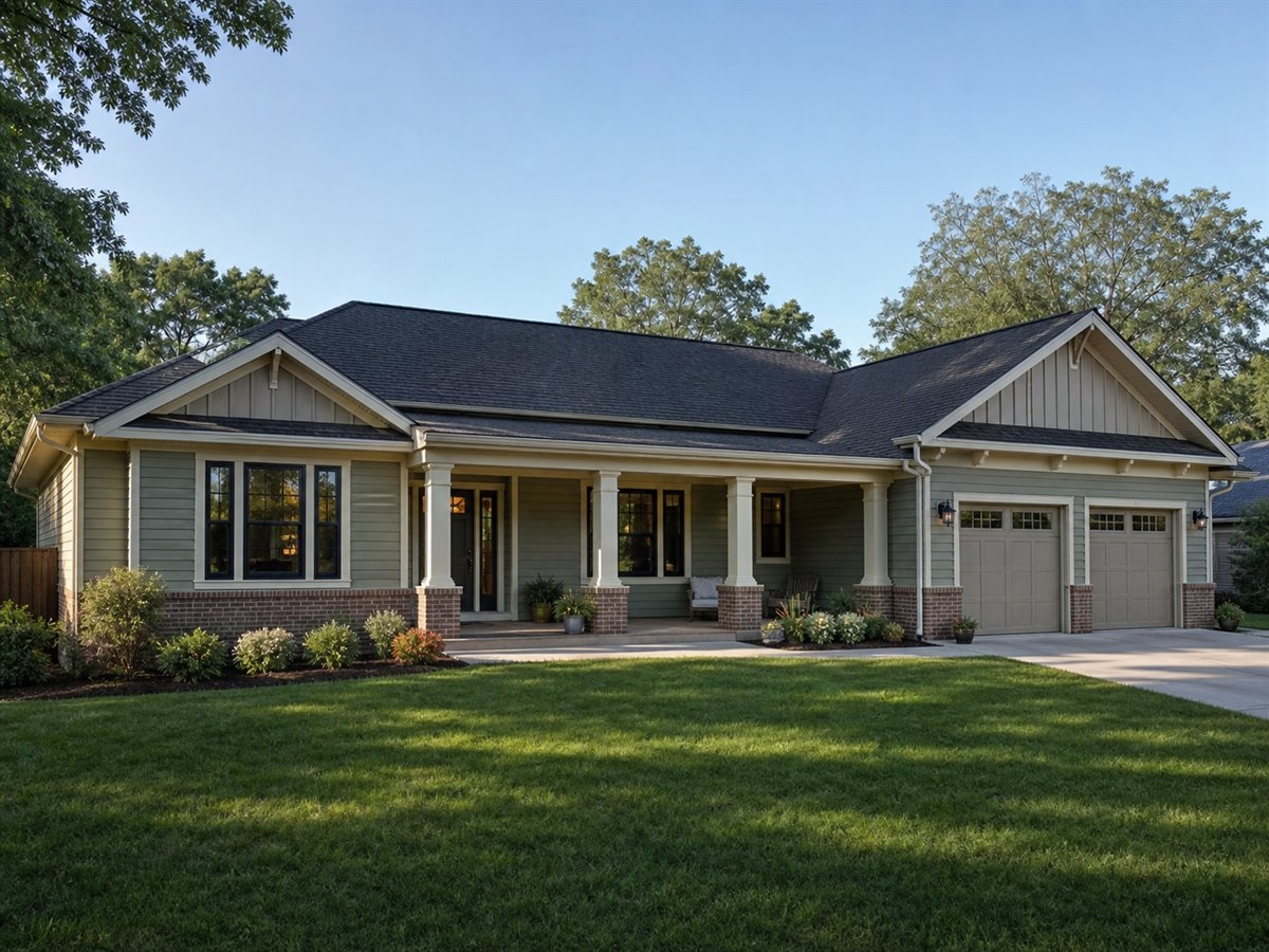 Forever Bungalow 2553, a conceptual 2553-square-foot aging-in-place family bungalow with a $413,125 construction target