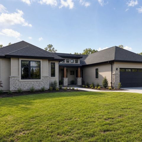$414,375 Adaptable Multigenerational Wing Family Home: 2,554-Sq.-Ft. Four-Bedroom Plan