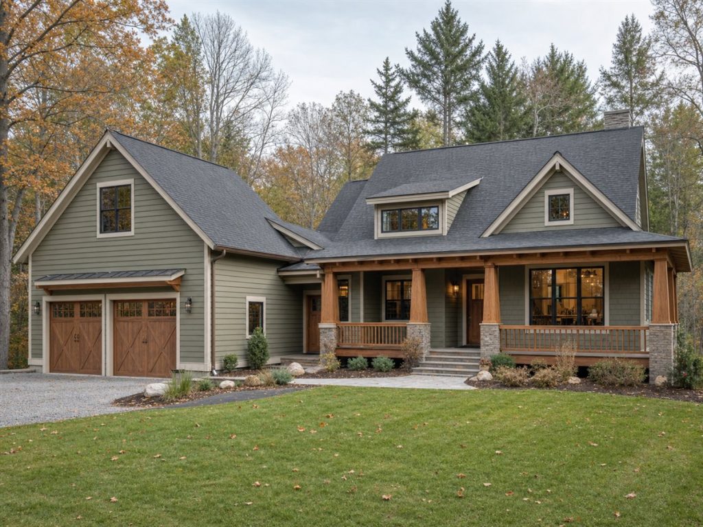 $416,875 Adaptable Mudroom-Focused Family Home: 2,557-Sq.-Ft. Four-Bedroom Plan