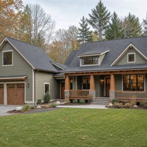 $416,875 Adaptable Mudroom-Focused Family Home: 2,557-Sq.-Ft. Four-Bedroom Plan