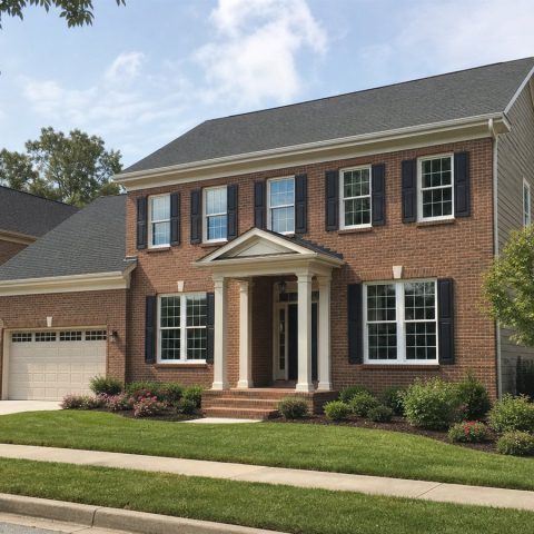 $423,125 Adaptable Brick Colonial Family Home: 2,603-Sq.-Ft. Four-Bedroom Plan