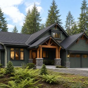 $434,375 Adaptable Pacific-Region Craftsman Family Home: 2,654-Sq.-Ft. Four-Bedroom Plan