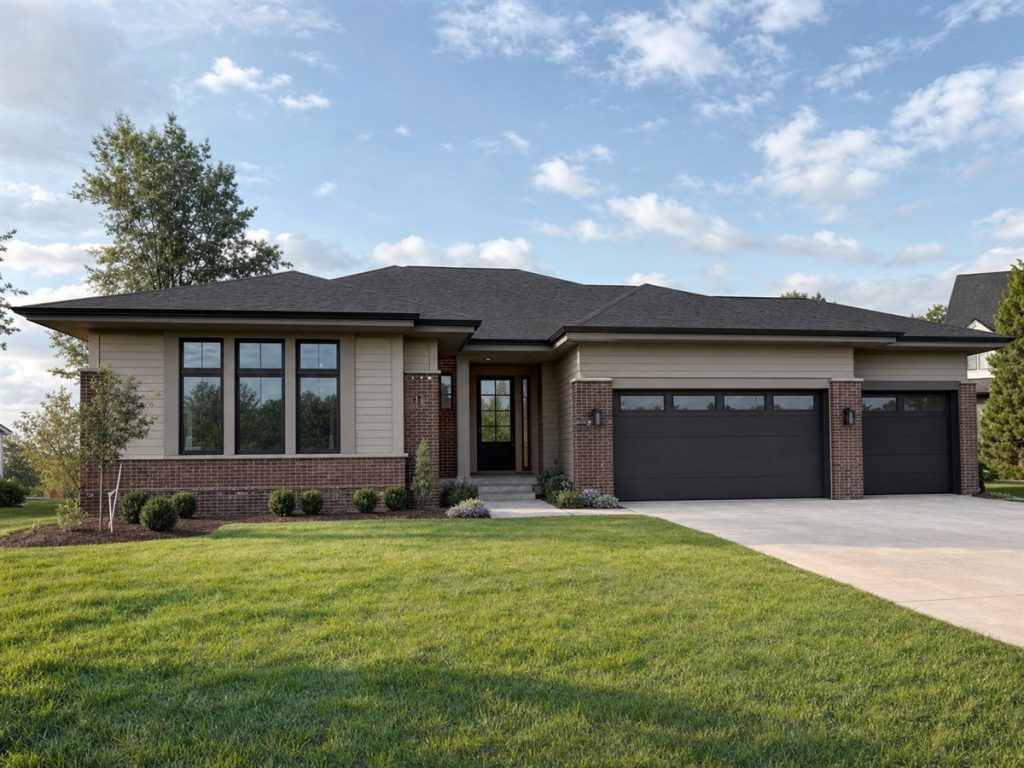 $438,125 Generational Prairie-Style Family Ranch: 2,658-Sq.-Ft. Five-Bedroom Plan
