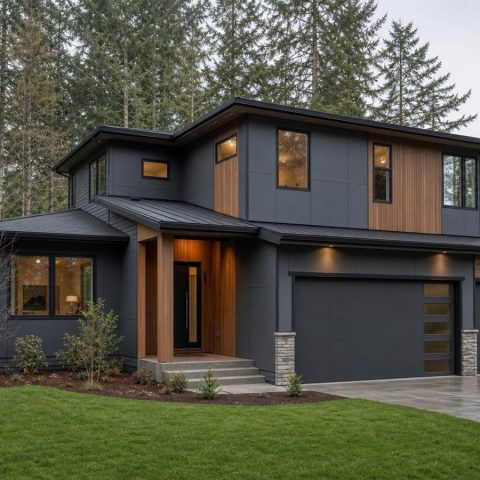 $450,625 Generational Pacific Northwest Contemporary Family Home: 2,751-Sq.-Ft. Five-Bedroom Plan