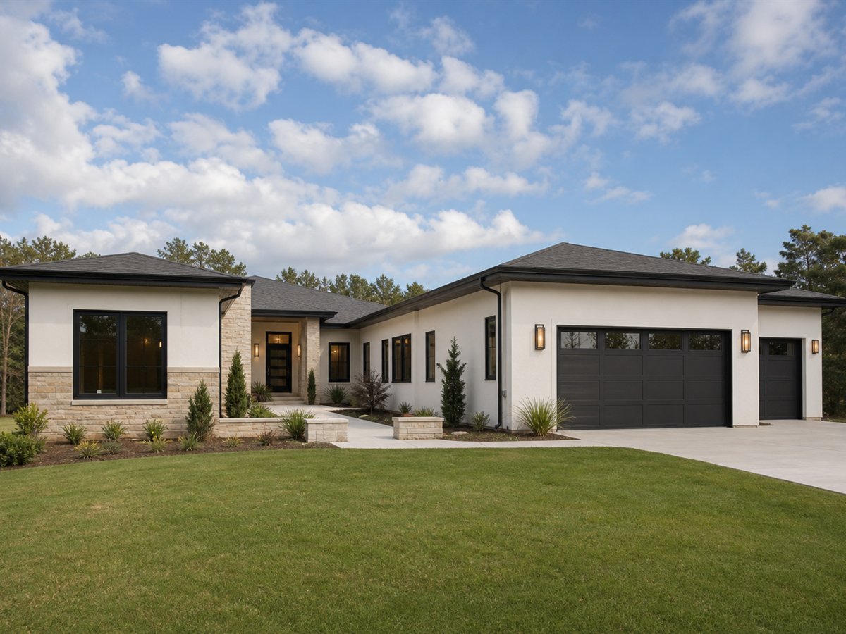 Stonegate Court 2759, a conceptual 2759-square-foot contemporary courtyard family home with a $459,375 construction target