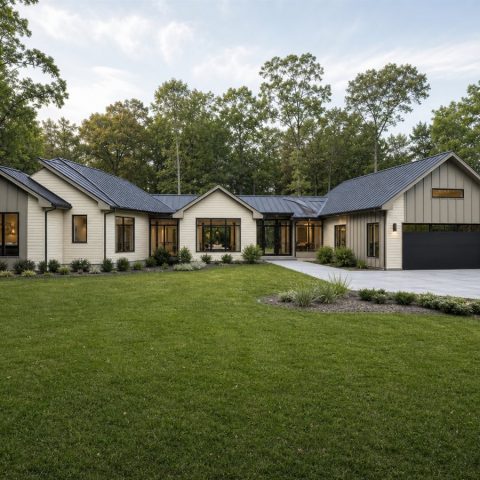 $461,875 Generational Connected-Pavilion Family Home: 2,802-Sq.-Ft. Five-Bedroom Plan