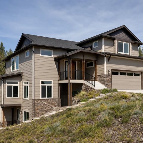 $463,125 Generational Stepped Hillside Family Home: 2,803-Sq.-Ft. Five-Bedroom Plan