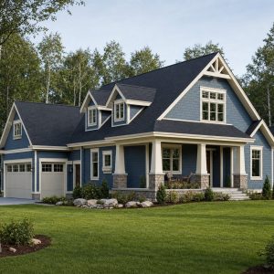 $464,375 Generational Great Lakes-Region Family Cottage: 2,804-Sq.-Ft. Five-Bedroom Plan