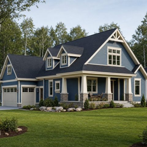 $464,375 Generational Great Lakes-Region Family Cottage: 2,804-Sq.-Ft. Five-Bedroom Plan