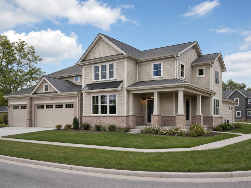 $469,375 Generational Corner-Lot Side-Entry Family Home: 2,809-Sq.-Ft. Five-Bedroom Plan